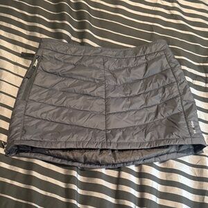 Gray Quilted Women's Skirt